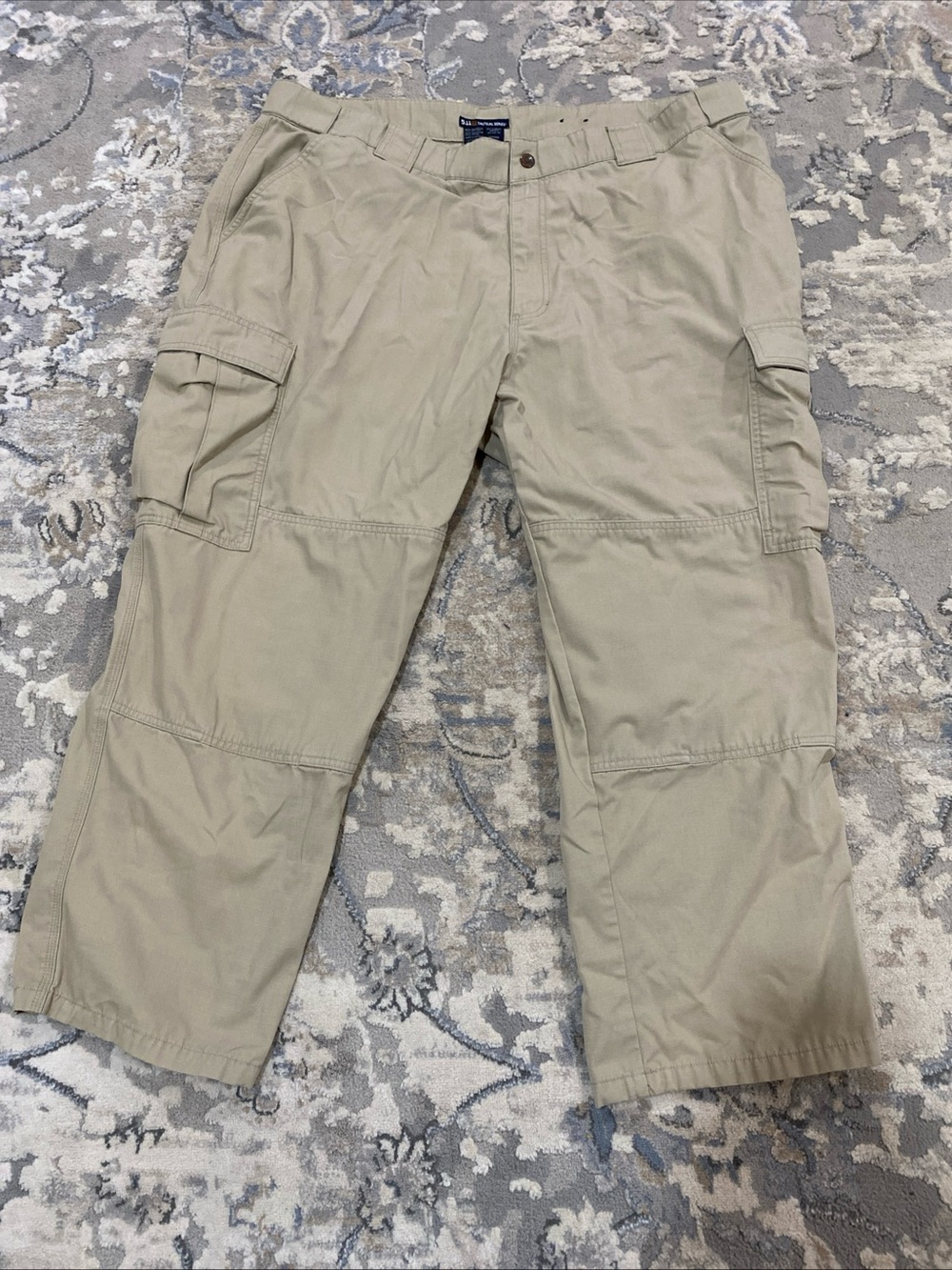 511 Tactical 3XL Pants Khaki Mens 47-51” Short Inseam Cargo Double Knee